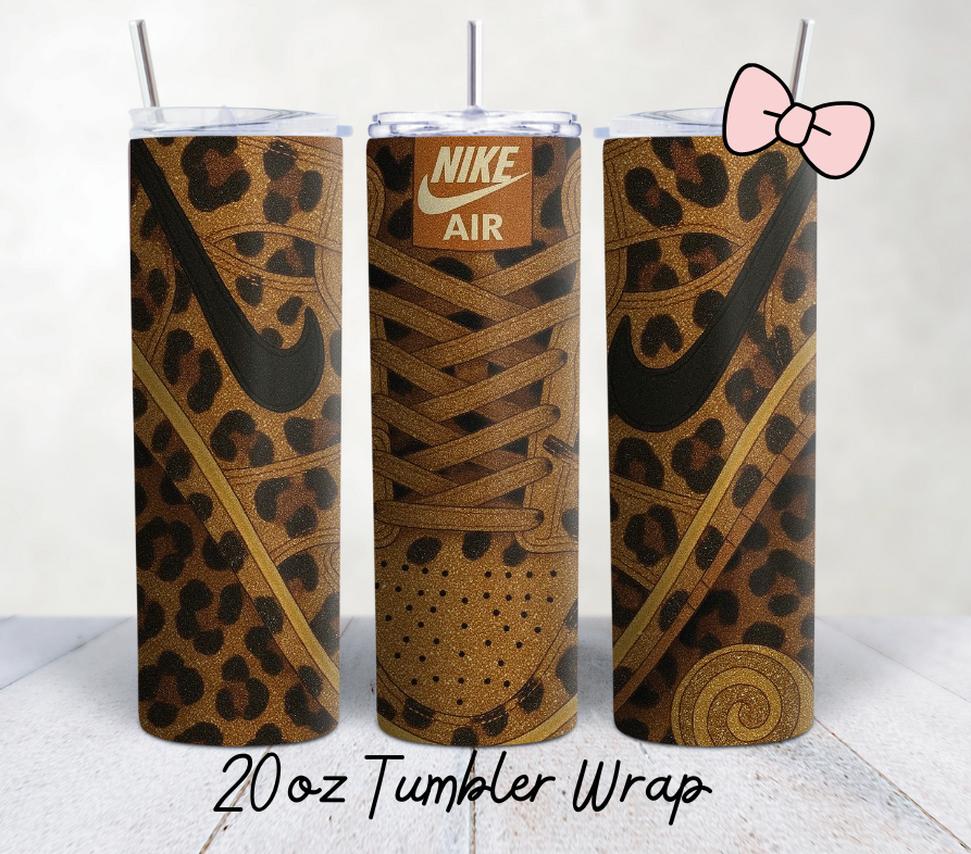 Leopard Print Trainer Tumblers