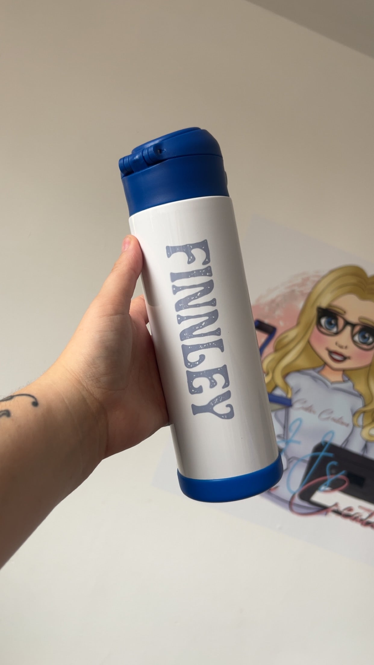 Custom Straw Bottle
