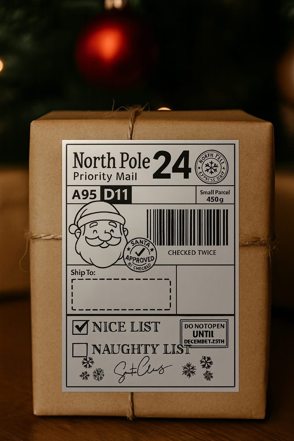 Santa Postage Label Bundle