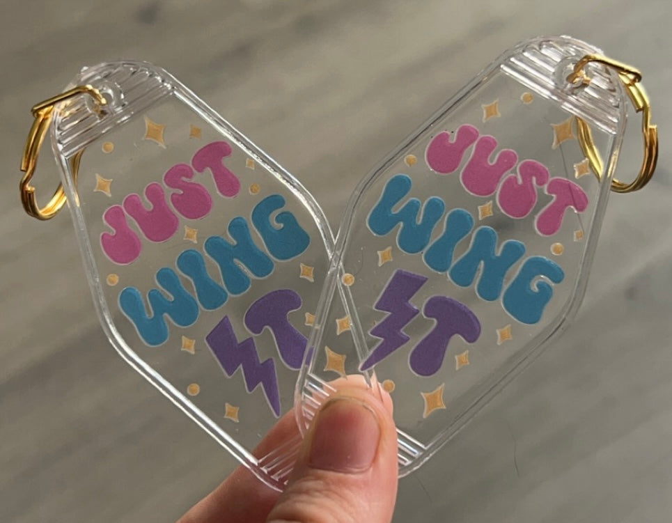 Wing it Keyring