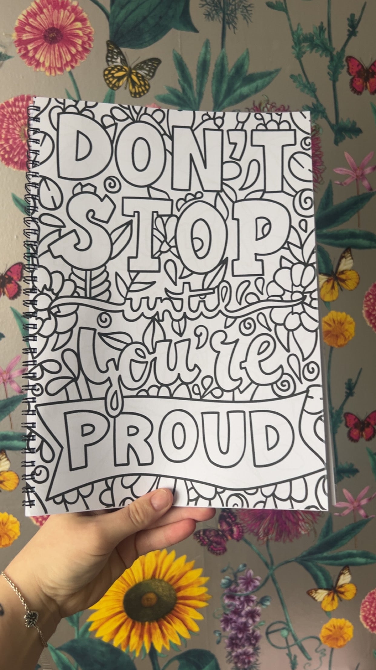 Positivity Colouring Book