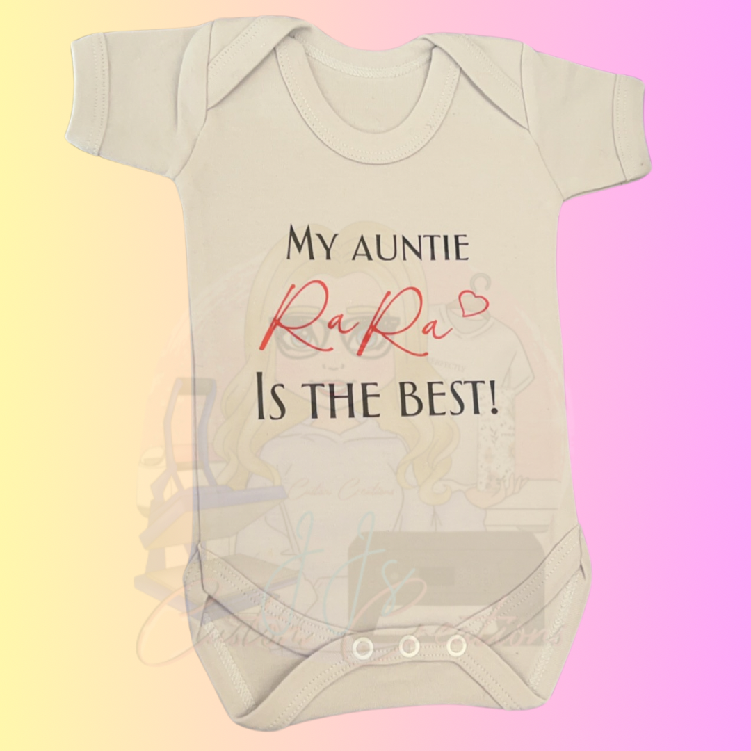 Personalised baby vest