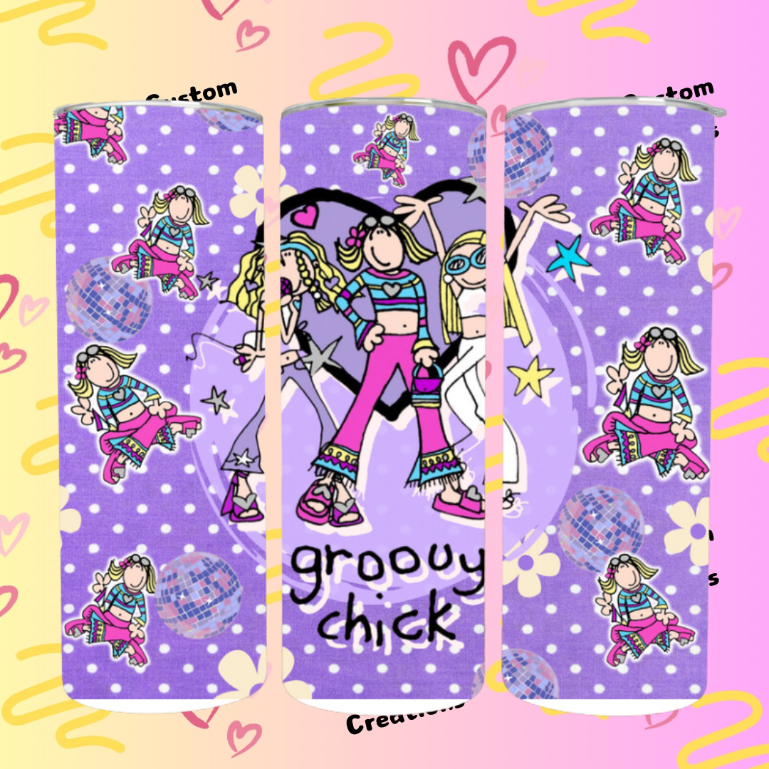 Groovy Chick Tumbler