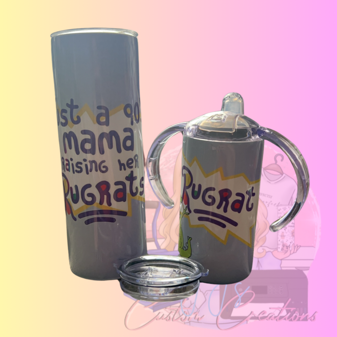 90s Mama & Rugrat Tumbler Set
