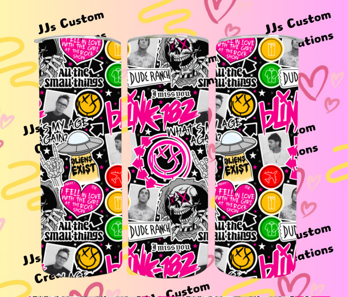 Blink 182 Tumbler