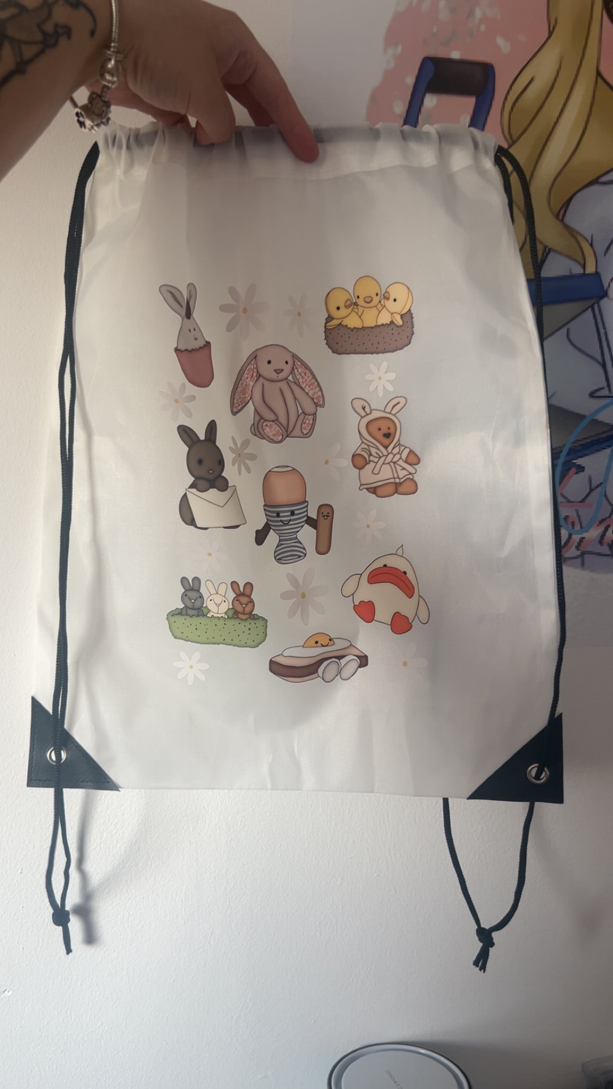 Jelly Cat Pullstring Bag