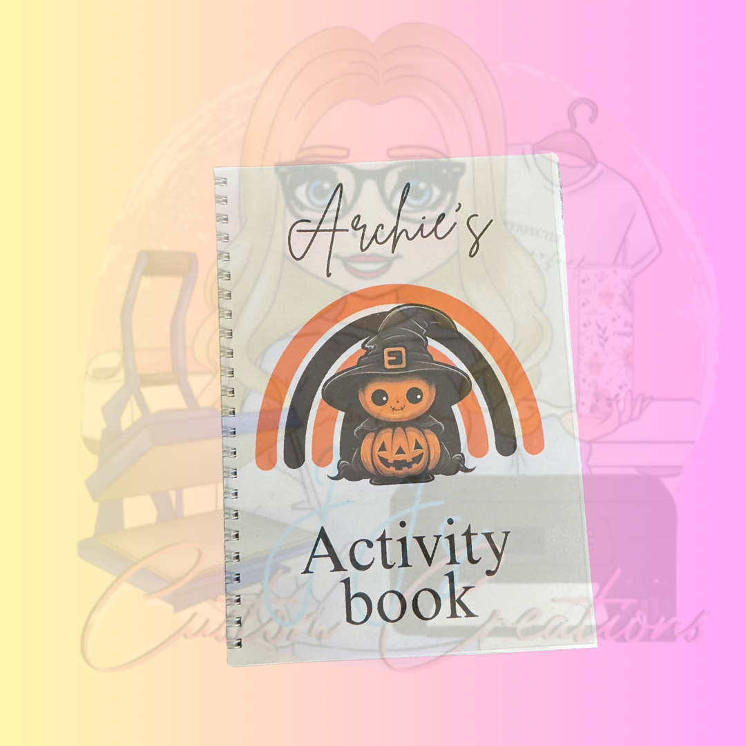 Halloween activity book