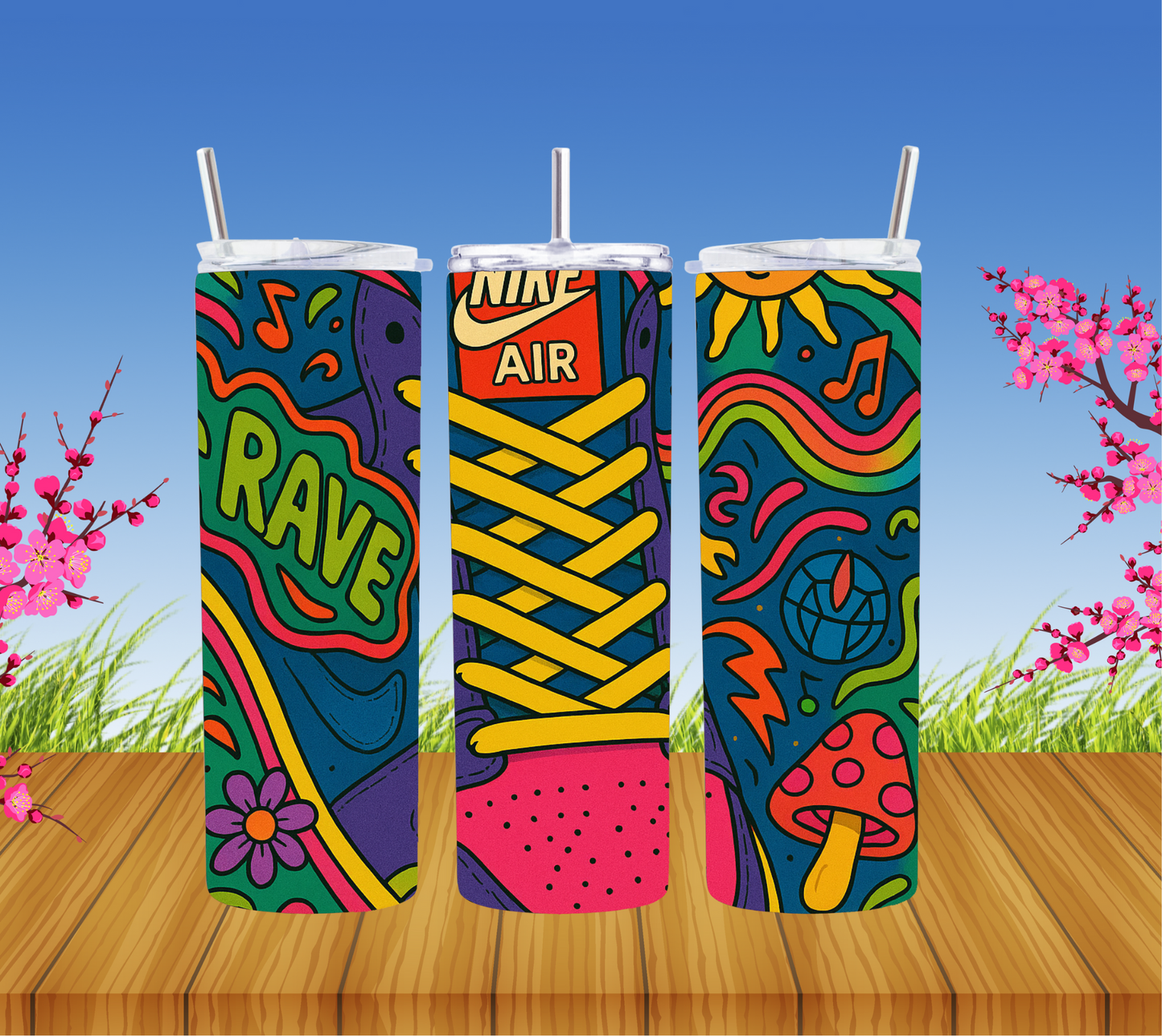 Retro Trainer Tumblers