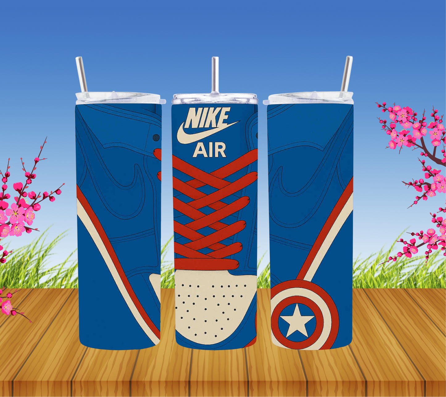Superhero trainer tumblers