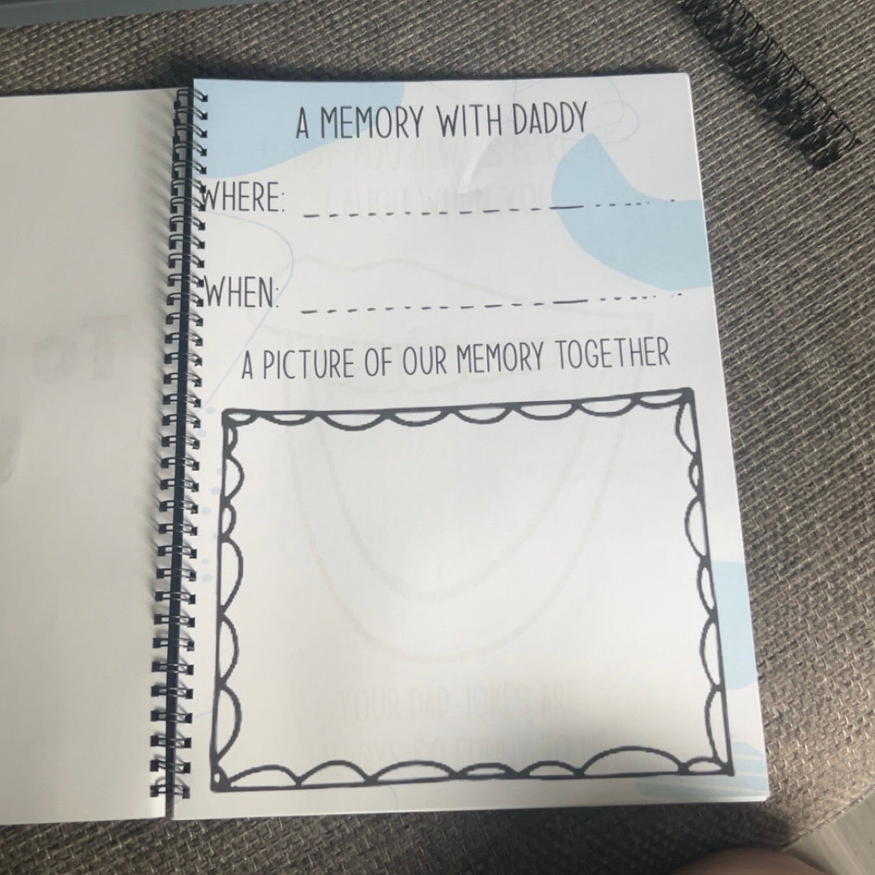 To Daddy Book