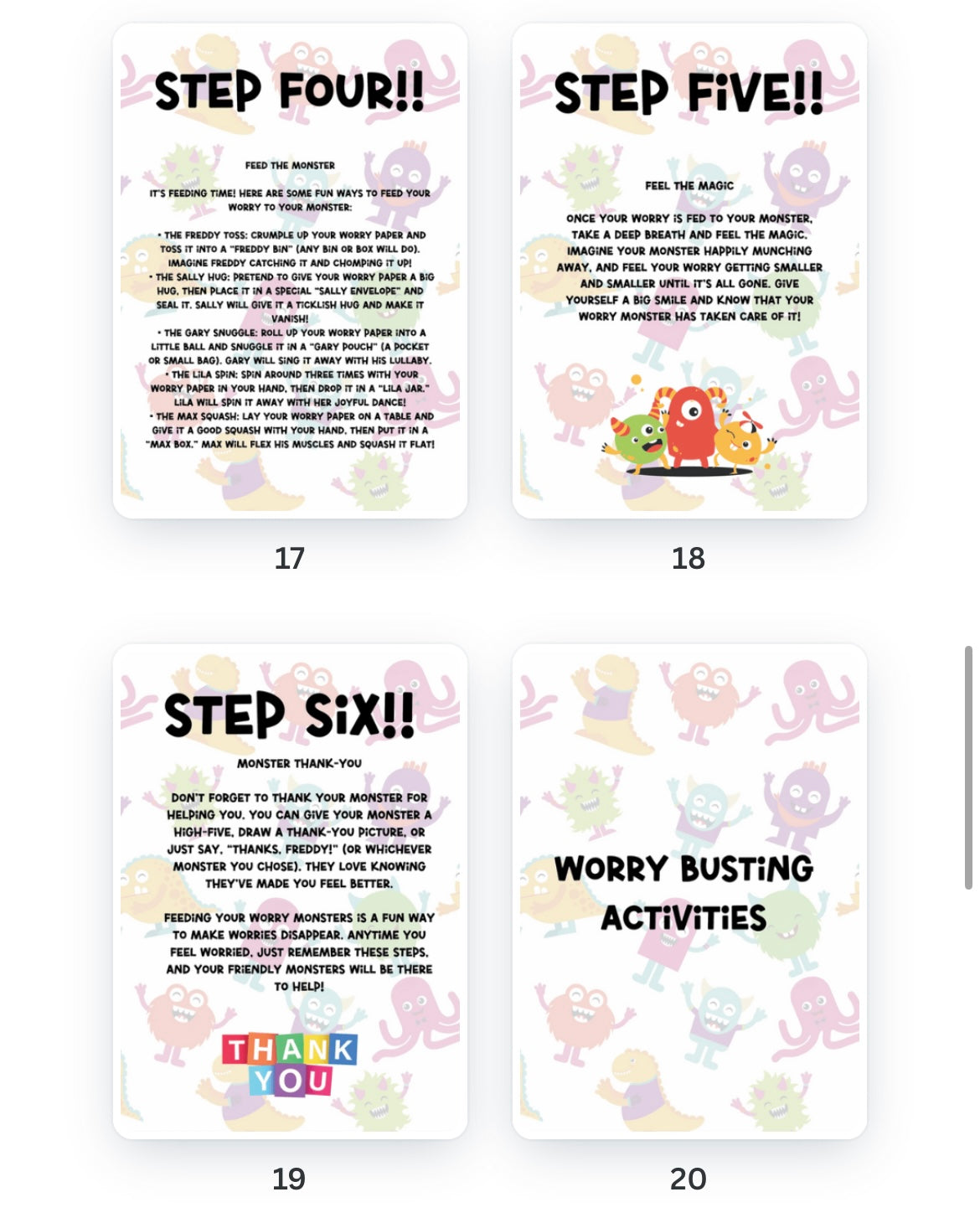Worry Monster Book
