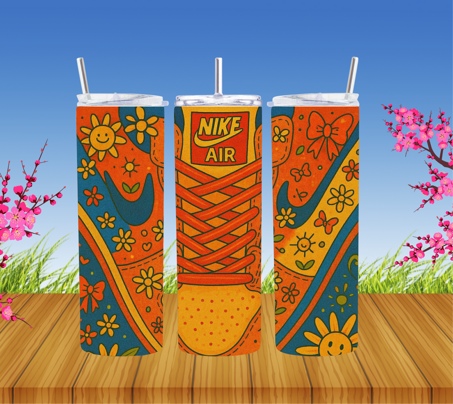 Retro Trainer Tumblers