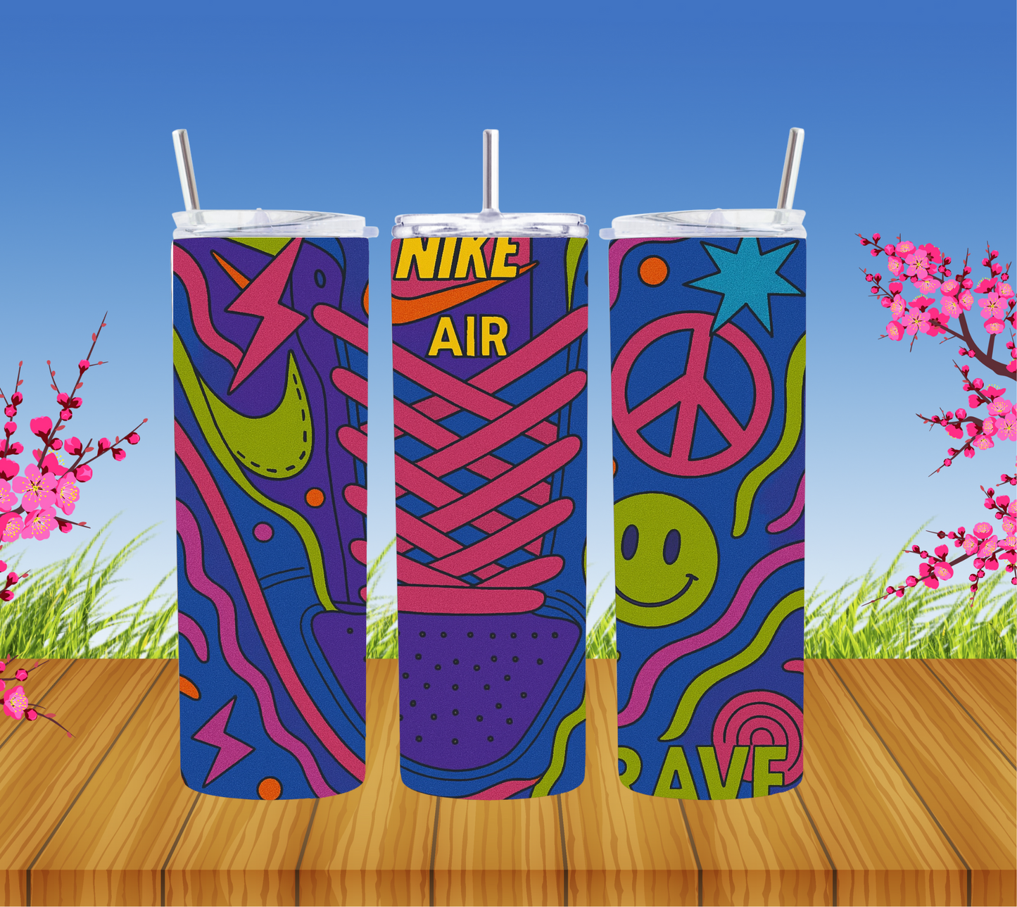Retro Trainer Tumblers