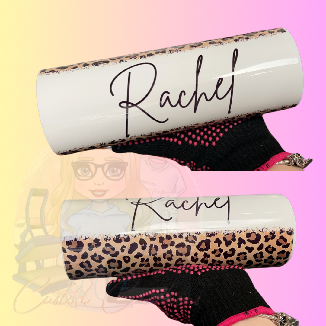 Personalised Animal Print Tumbler