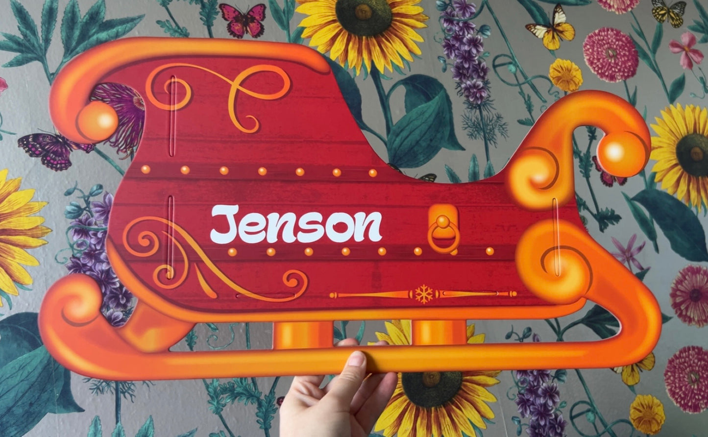 Personalised Santa Sleigh 🛷