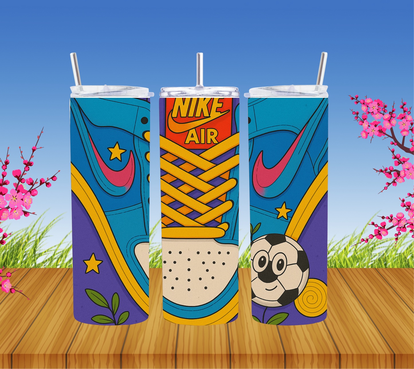 Retro Trainer Tumblers