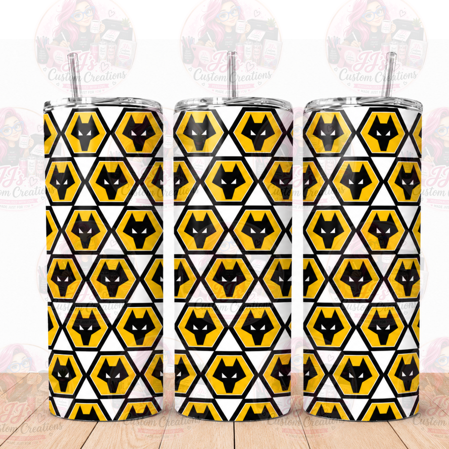 Football Team 20oz Tumblers