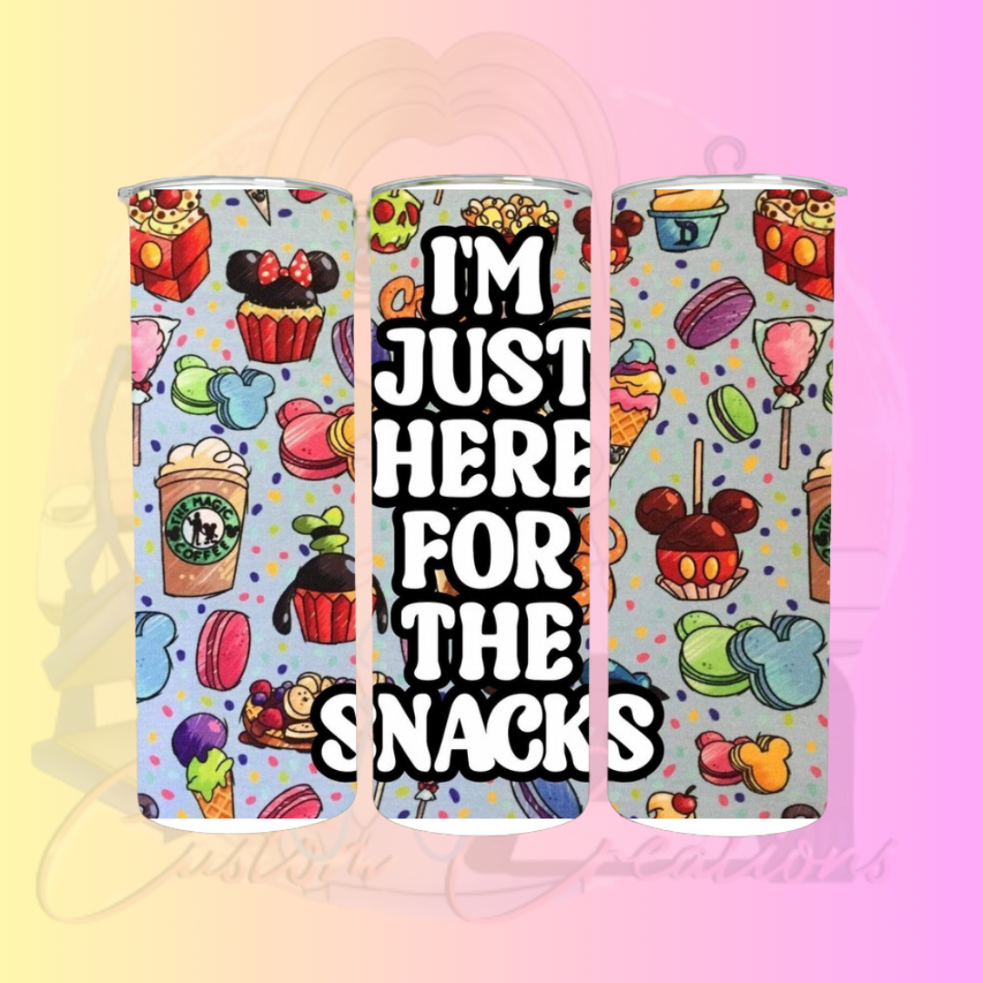 Here For The Snacks Tumbler