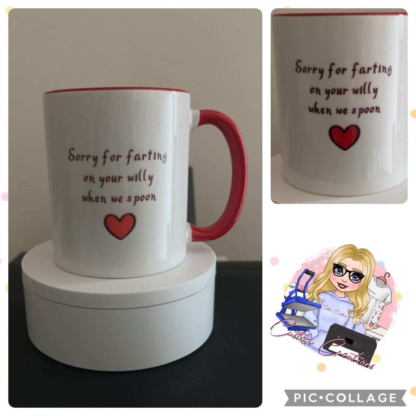 'Sorry For Farting' Mug