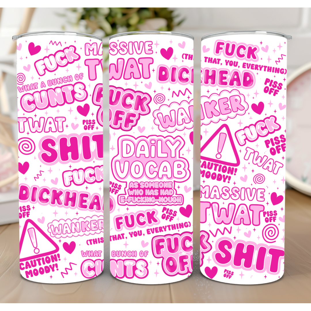 Sweary Vocab Tumbler