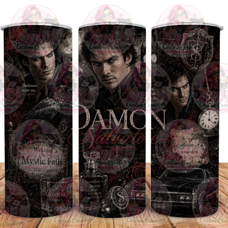 TVD - Damon 20oz tumbler | The vampire diaries