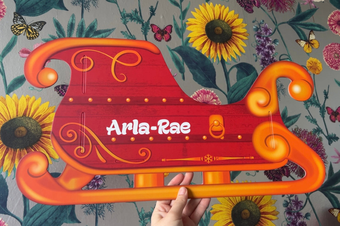 Personalised Santa Sleigh 🛷