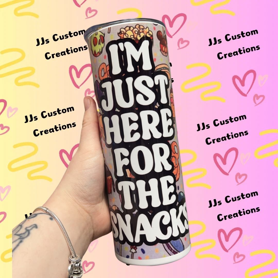 Here For The Snacks Tumbler