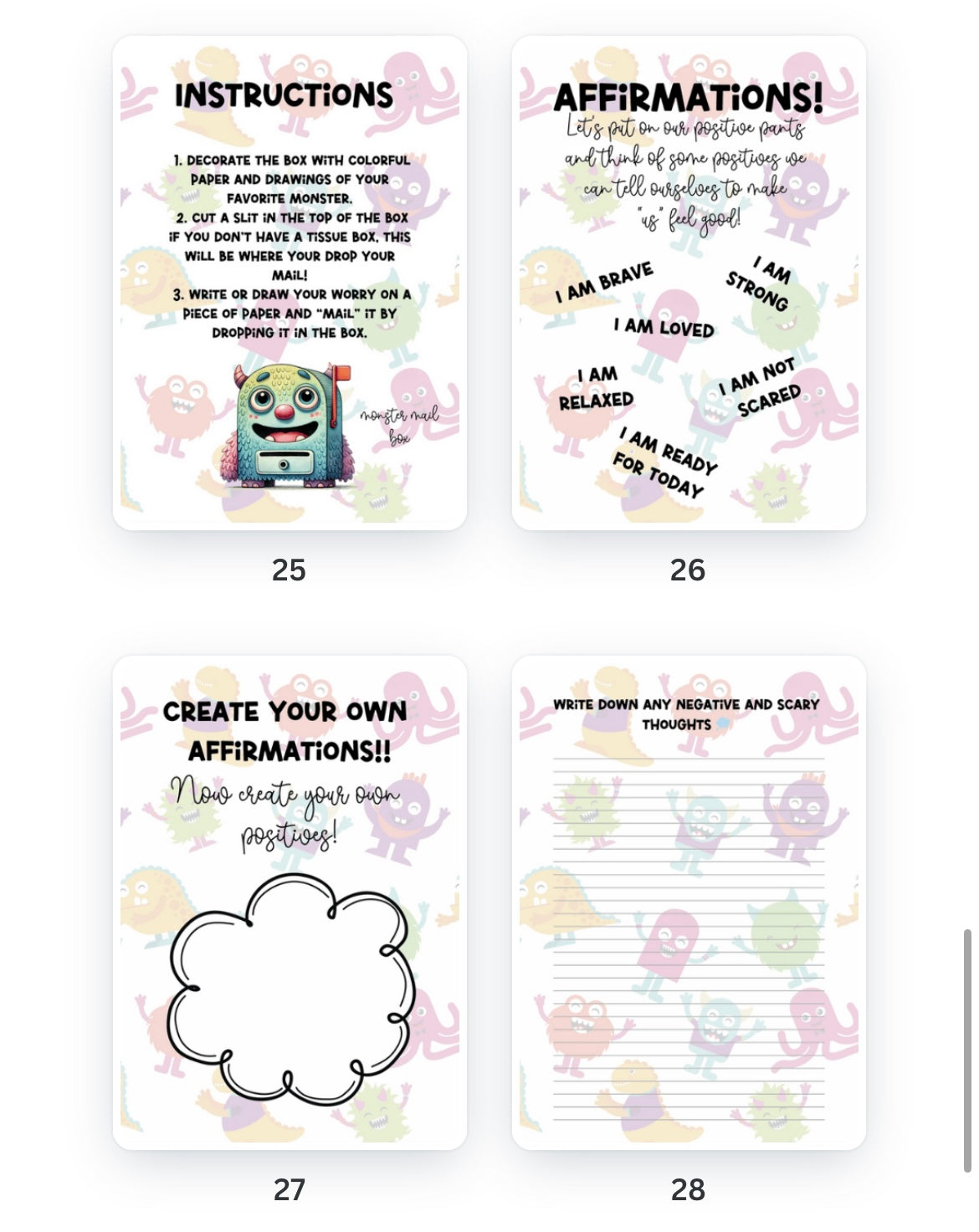 Worry Monster Book