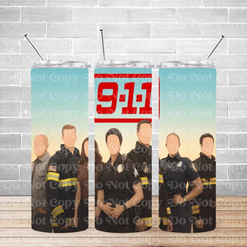 911 20oz tumbler