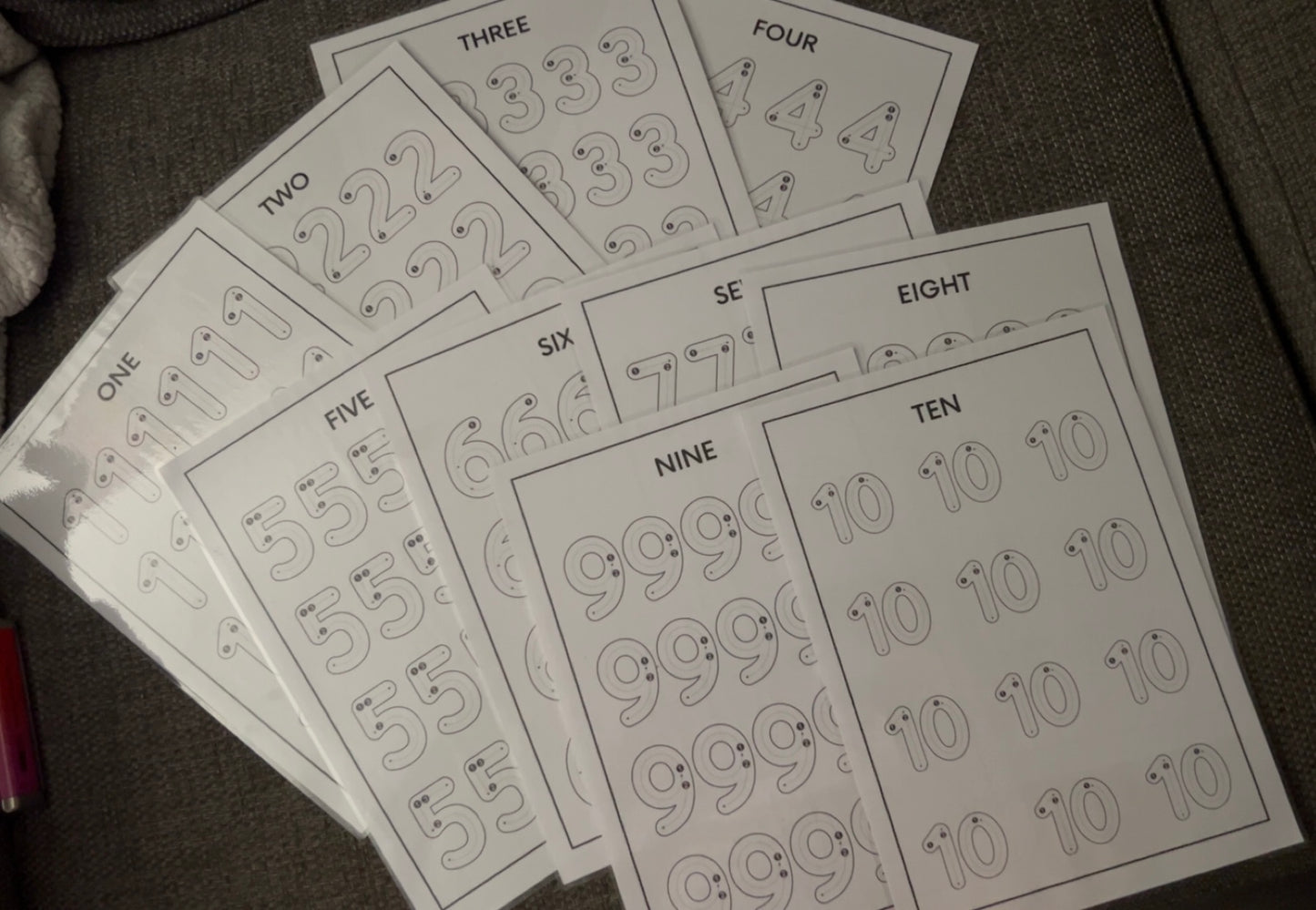 Number tracing