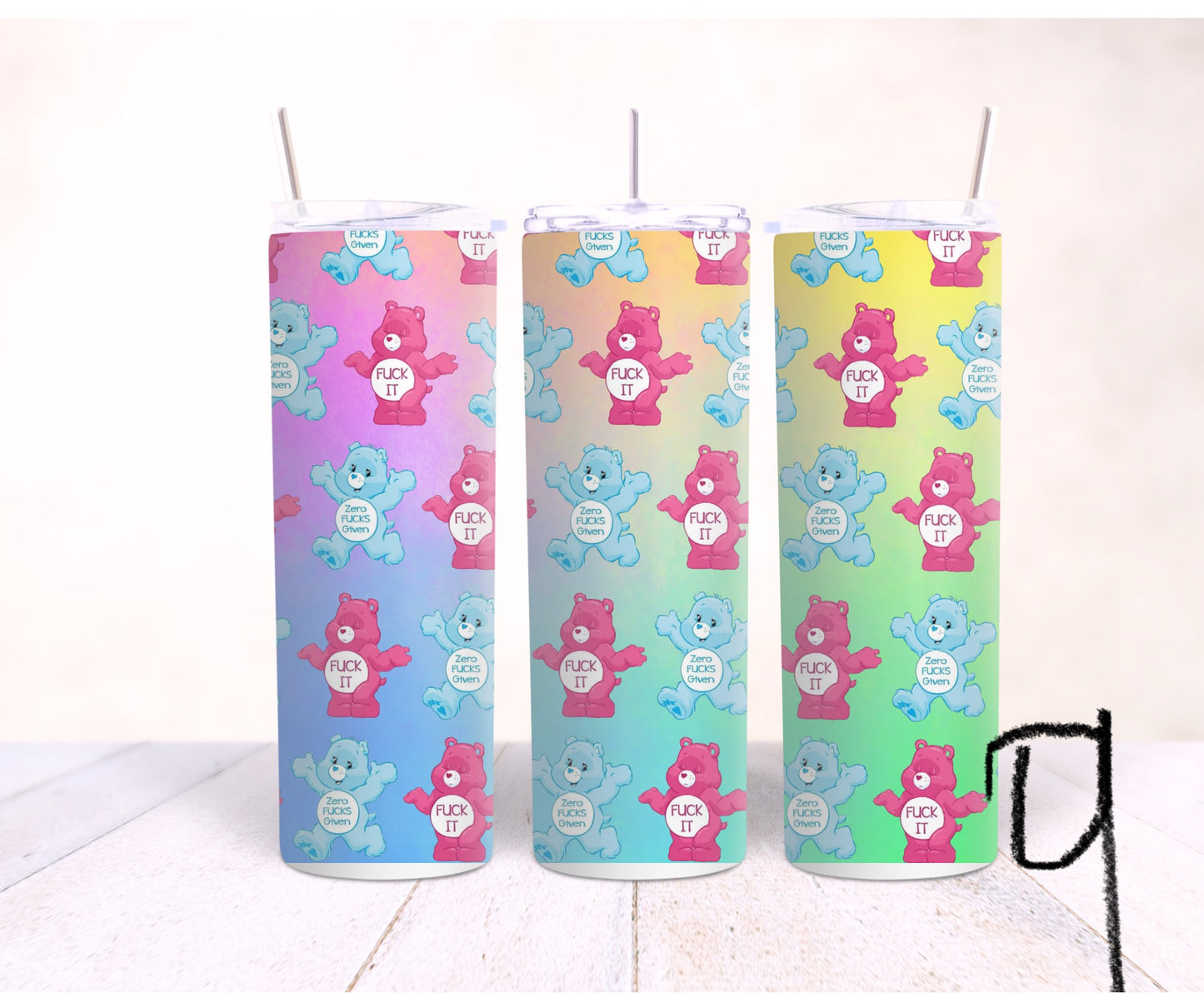 Swear Bear Tumblers