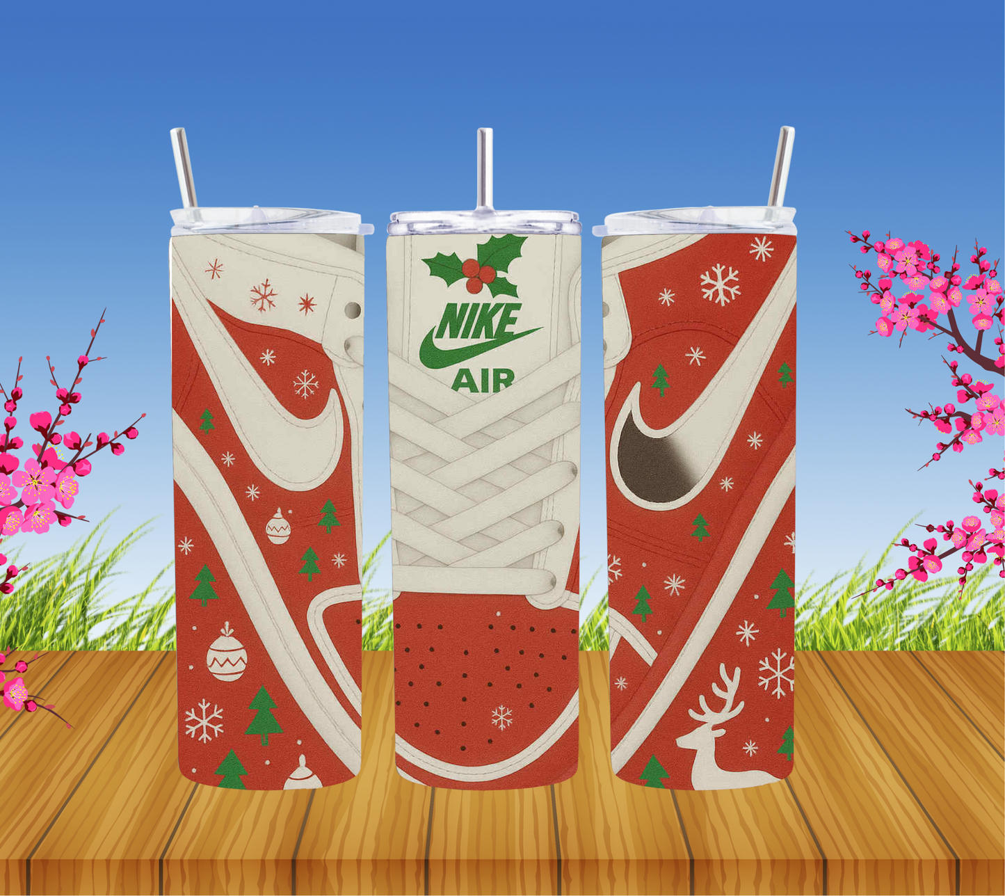 Christmas Trainer Tumblers