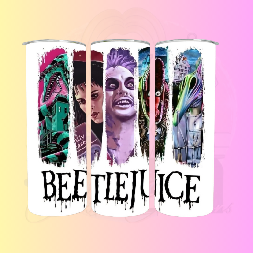 Beetlejuice tumbler