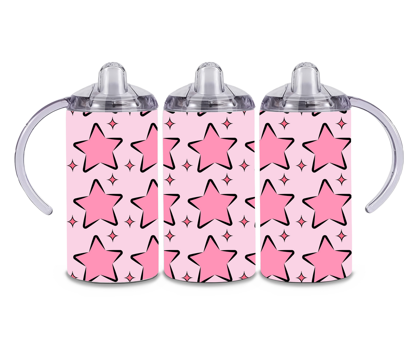 Pink Star Sippy Cup Tumbler