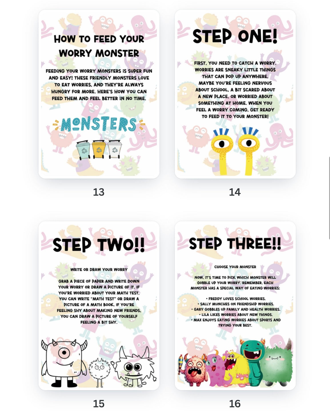 Worry Monster Book