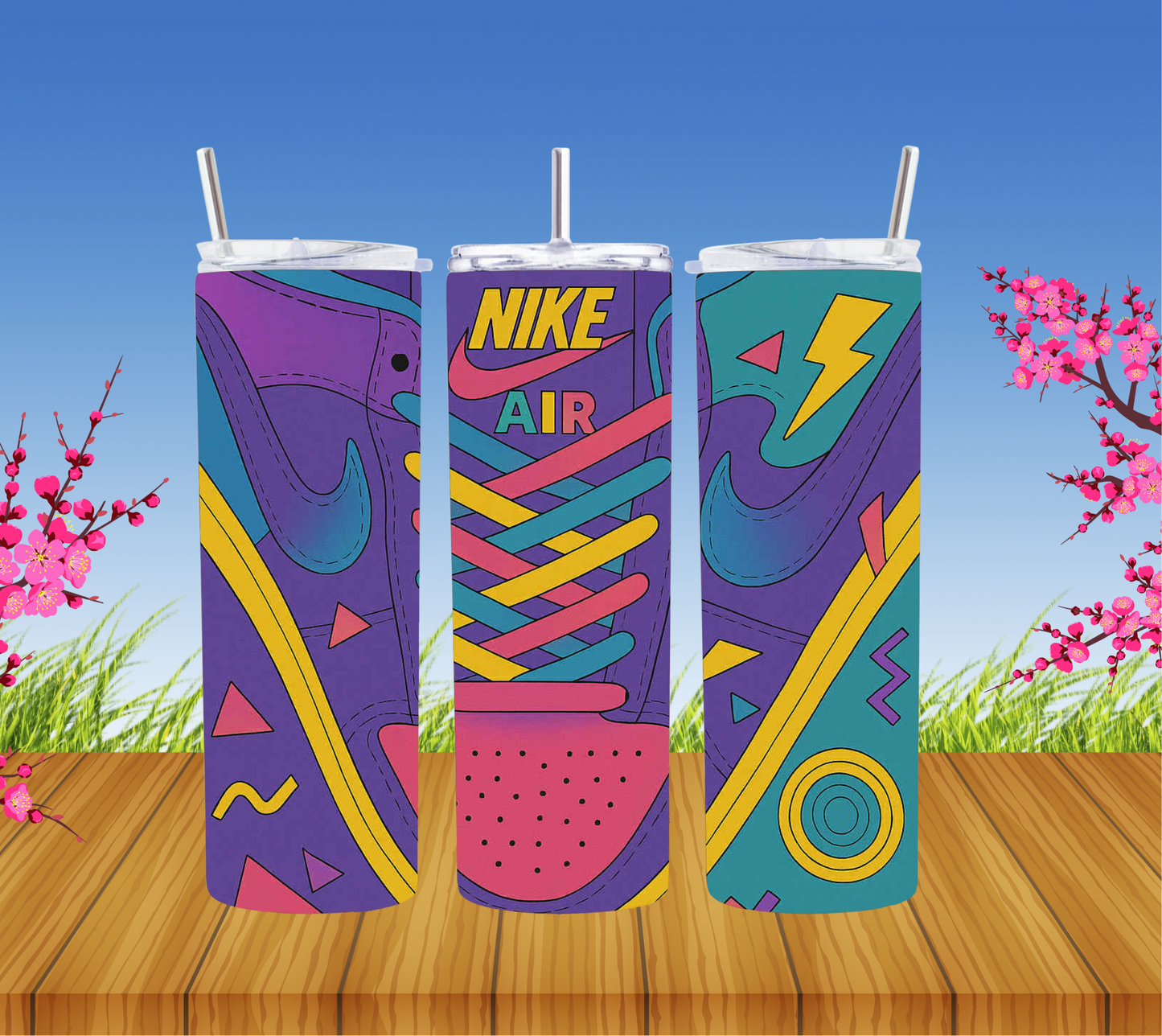 Retro Trainer Tumblers