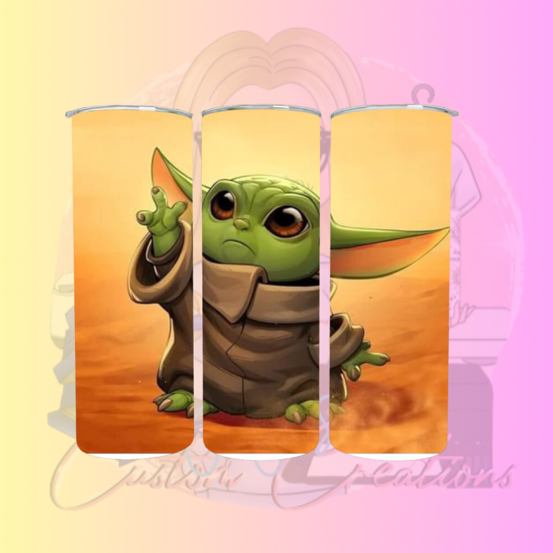 Baby Yoda tumbler