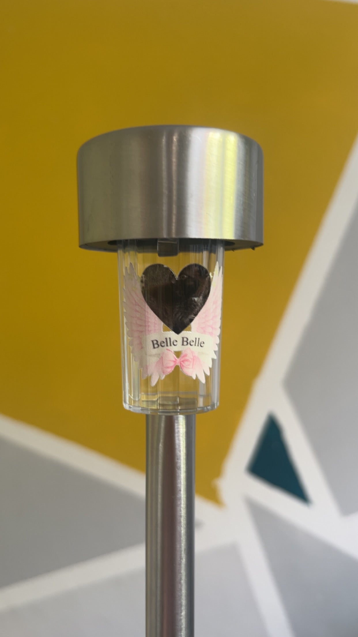 Photo memorial solar lights