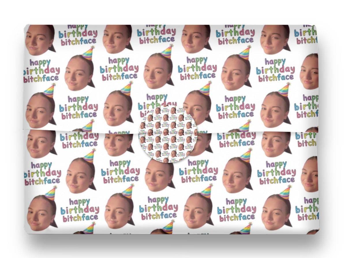 Custom Birthday Wrapping Paper - A3