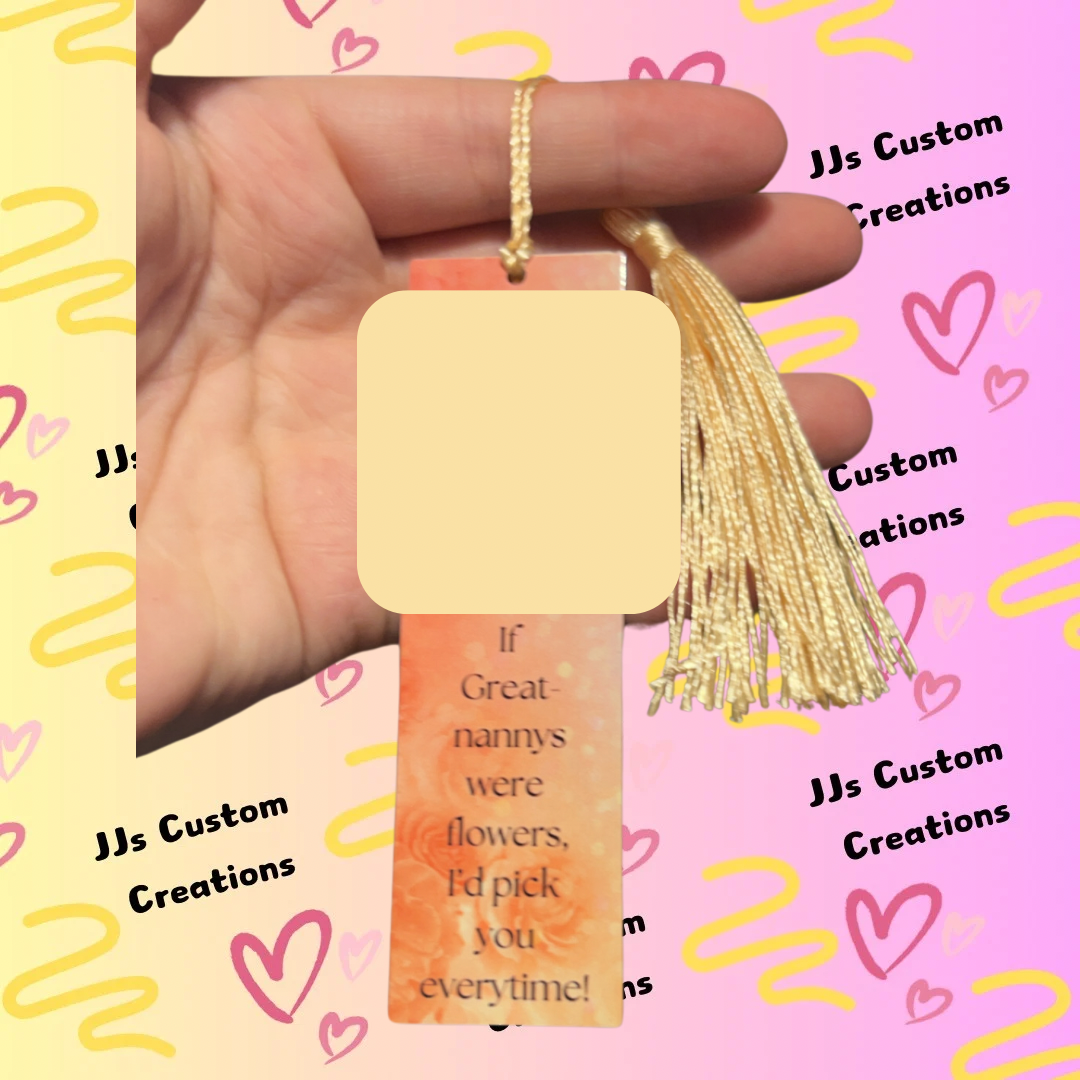 Small Personalised Bookmark