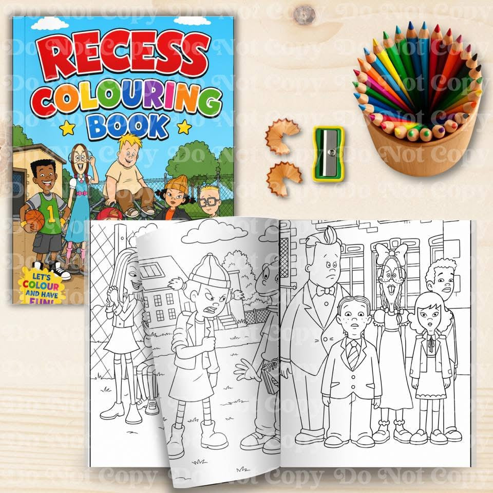 Recess Colouring Book