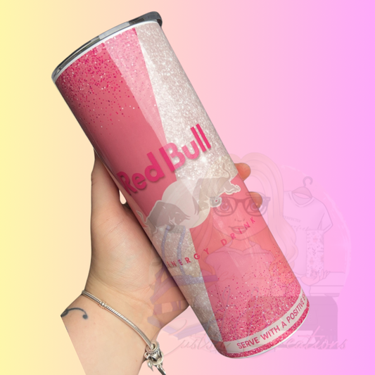 Pink Redbull Tumbler