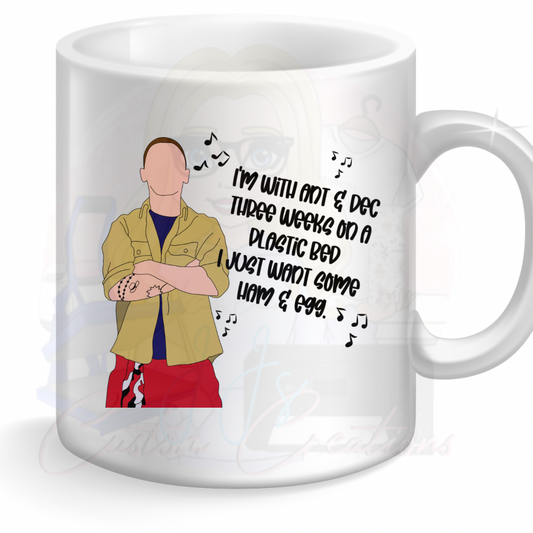Aitch Mug - "Ham & Egg" Lyric Merchandise | Ceramic Cup
