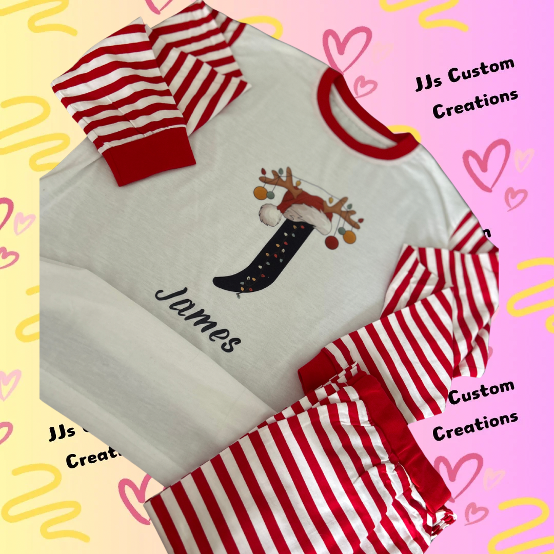 Men’s Striped Christmas Pyjamas