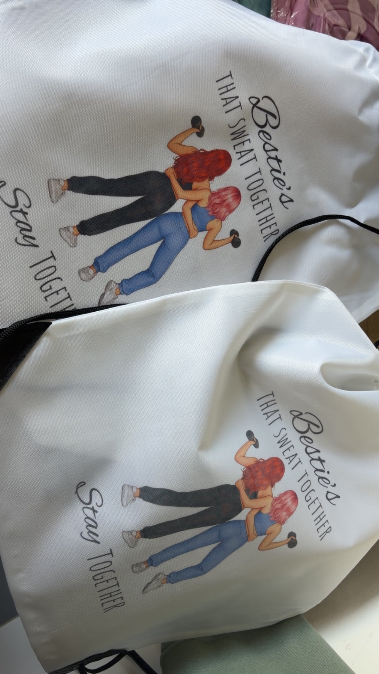 Personalised Drawstring PE Bag | Custom Gym, School & Sports Bag