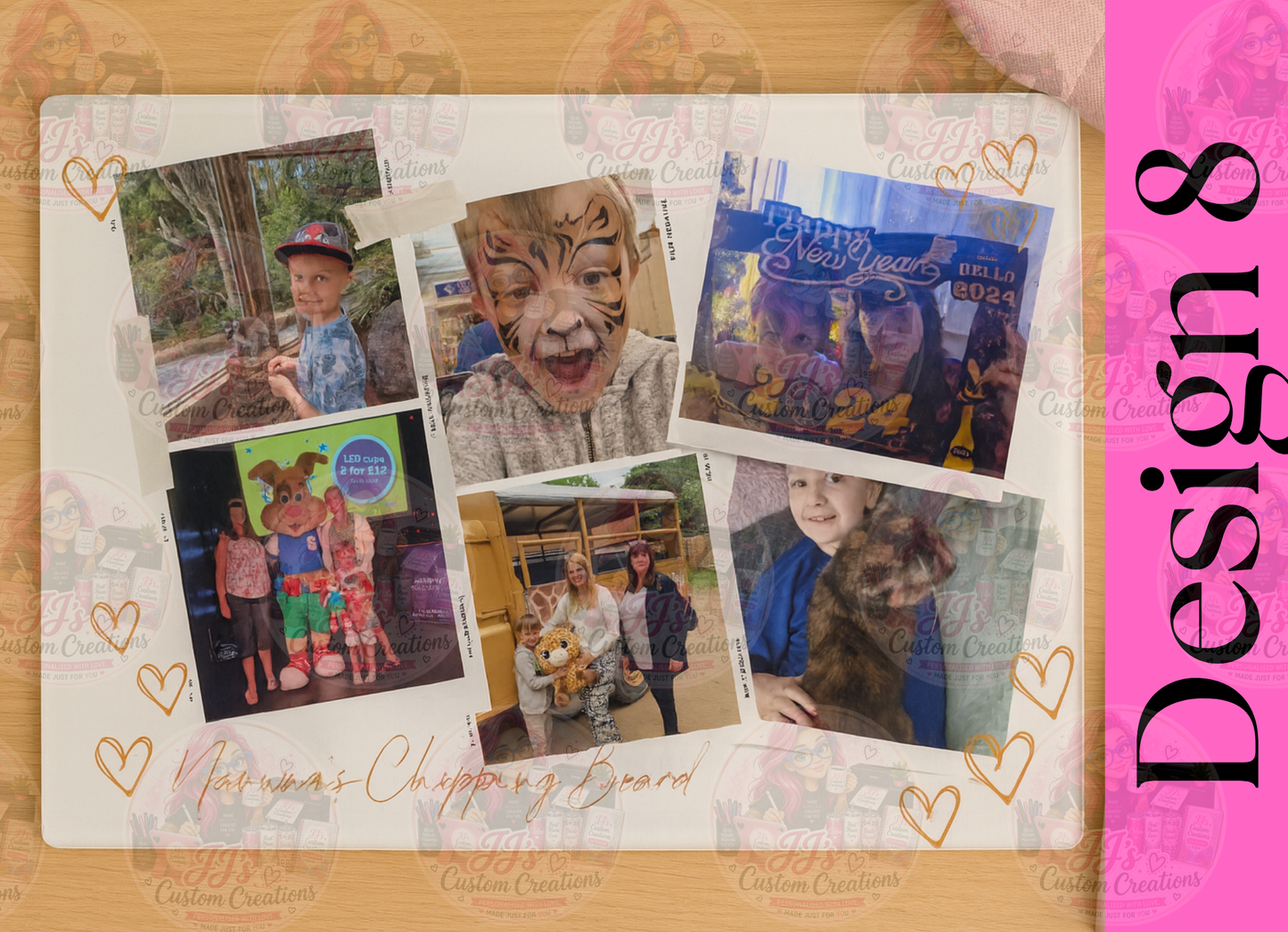 Personalised Photo Chopping Board – Custom Family Keepsake Gift