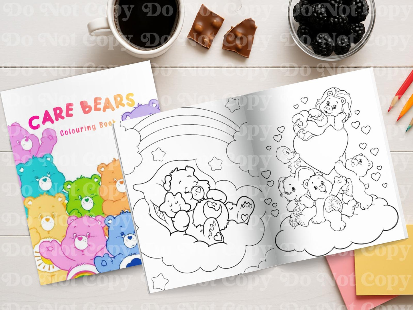 Carebear Colouring Book