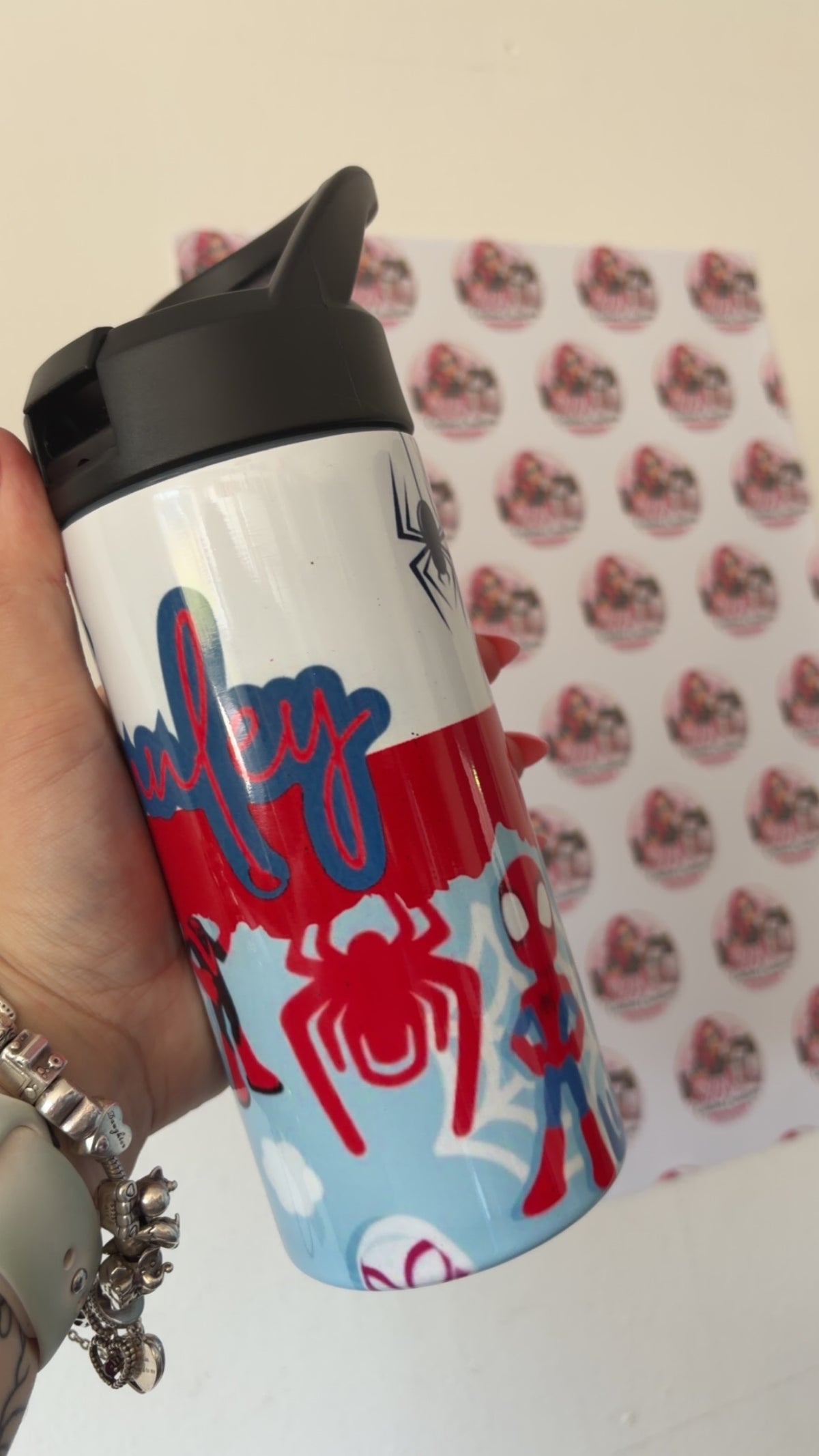 Custom 20oz Insulated Sports Bottle Personalised Design – product design image 7