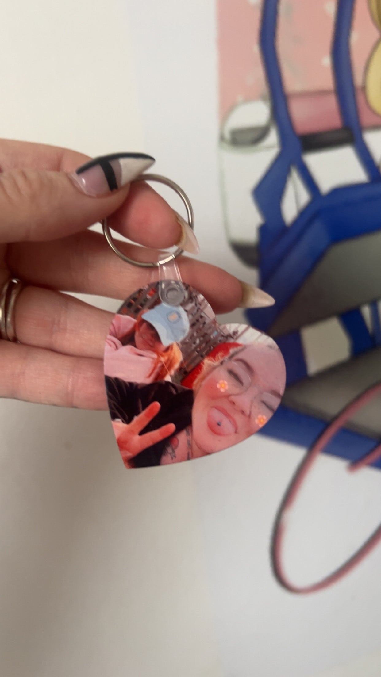 Custom Photo Keyring |