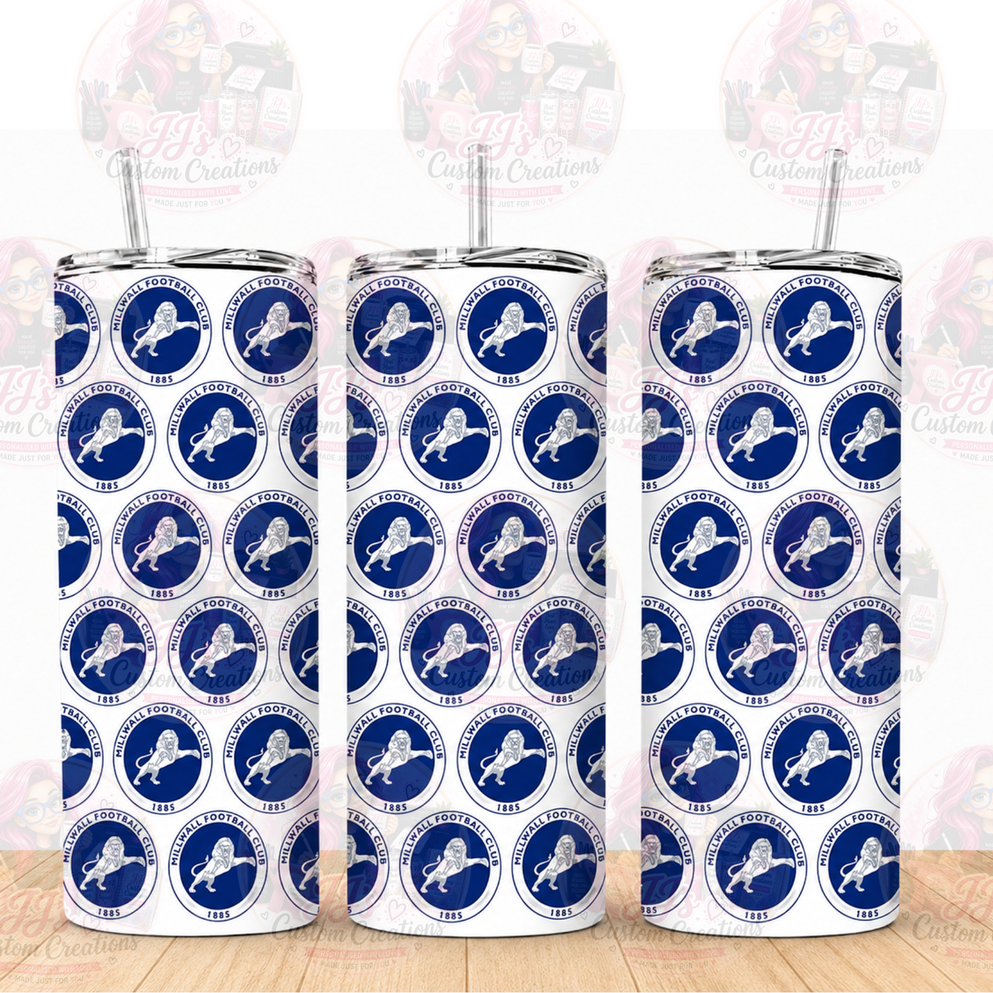 Football Team 20oz Tumblers